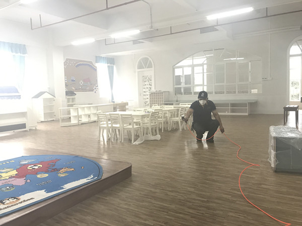 艺丁堡幼儿园大型甲醛治理.菌霉防控项目