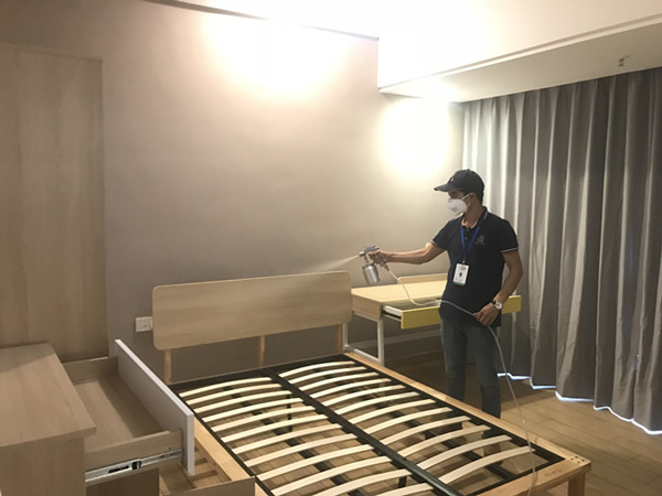 中天碧桂园联合办公空间.悦居青年公寓大型甲醛治理.菌霉防控项目
