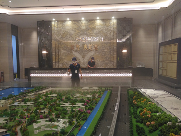 龙光地产玖龙湾营销中心大型甲醛治理.菌霉防控项目