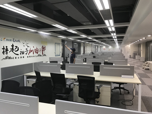 碧桂园集团总部大型甲醛治理.菌霉防控项目