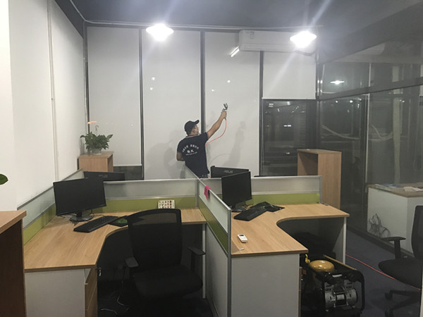 横琴人寿保险办公楼大型甲醛治理.菌霉防控项目