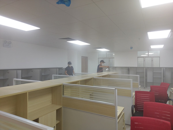 中银保险集团东莞总部大型甲醛治理.菌霉防控项目