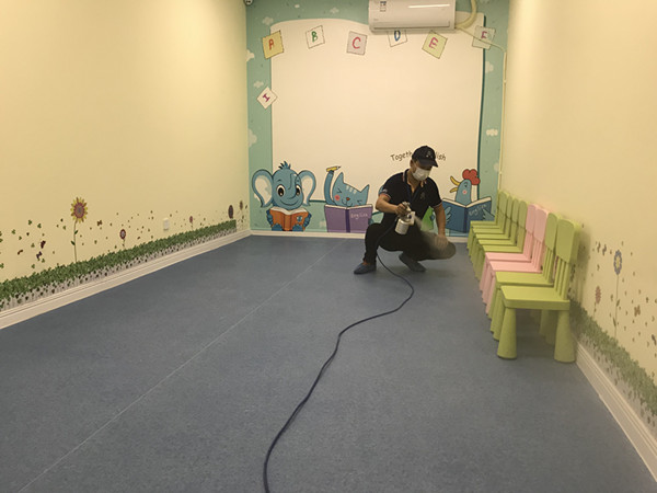 爱贝少儿英语培训中心大型甲醛治理.菌霉防控项目
