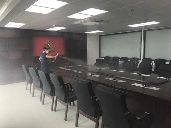 中堂政府天眼智网指挥中心大型甲醛治理.菌霉防控项目