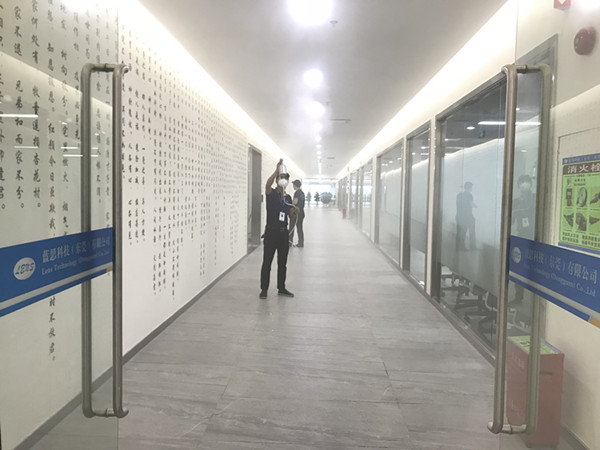 蓝思科技集团大型甲醛治理.菌霉防控项目