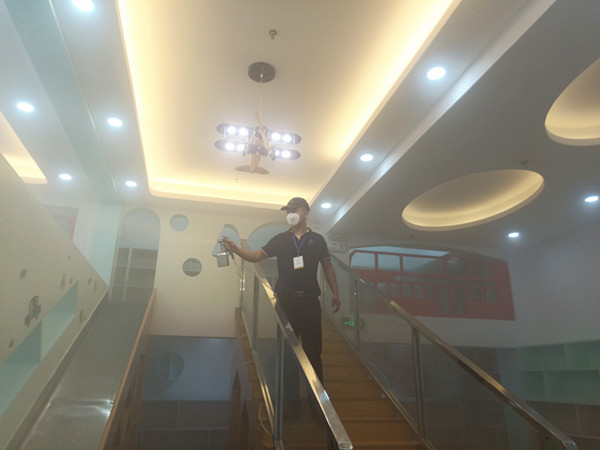 莞学教育集团大型甲醛治理.菌霉防控项目