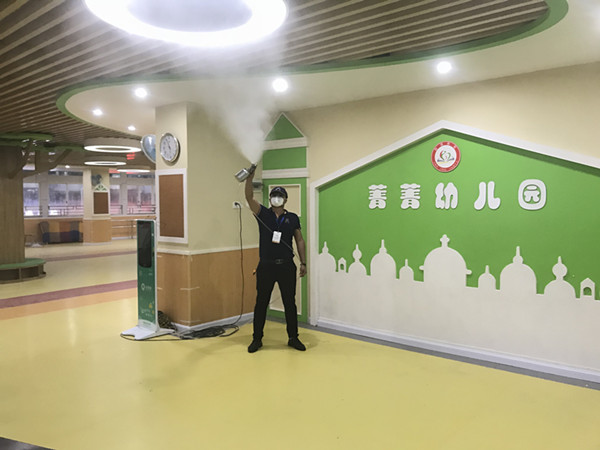菁菁幼儿园大型甲醛治理.菌霉防控项目