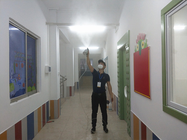 创新.同沙鸣童幼儿园大型甲醛治理.菌霉防控项目