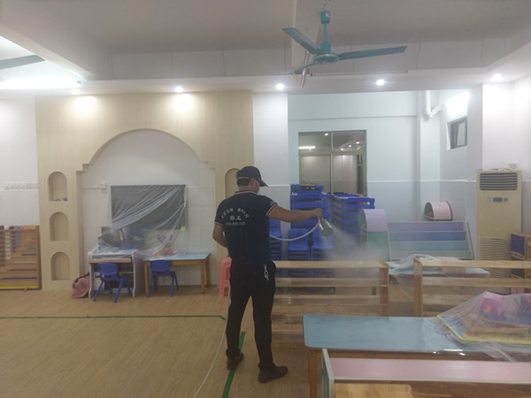 星艺幼儿园大型甲醛治理.菌霉防控项目
