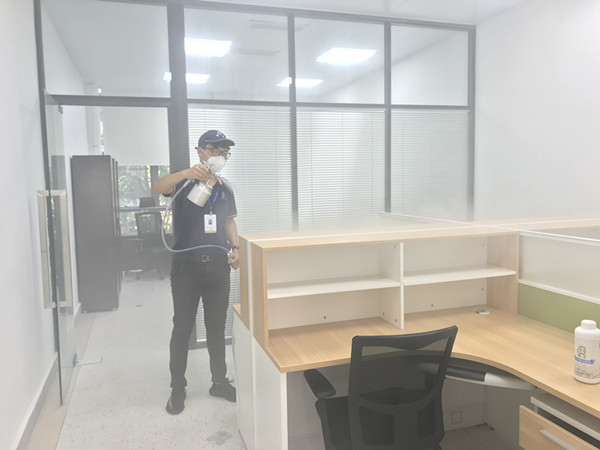东莞理工学院生态环境系研发中心大型甲醛治理.菌霉防控项目