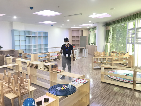 棒吉拉国际早教中心校区大型甲醛治理.菌霉防控项目