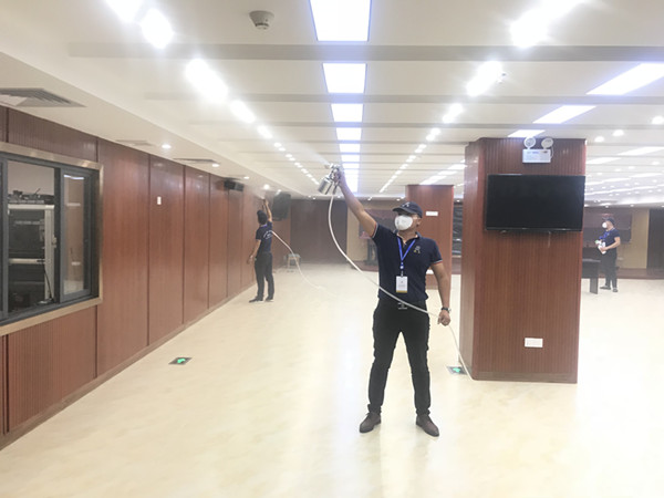 中国人民银行东莞中心支行大型甲醛治理.菌霉防控项目