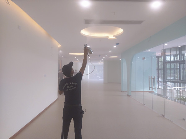 新爱婴国际早教企石校区大型甲醛治理.菌霉防控工程