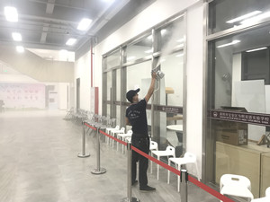 为明双语实验学校大型甲醛治理.菌霉防控项目