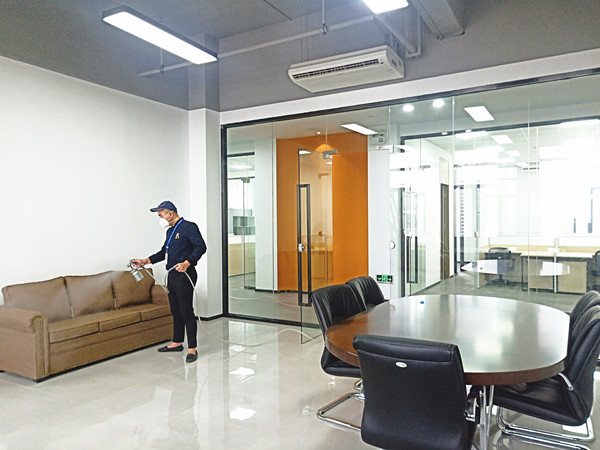 中国铁建集团公司大型甲醛治理.菌霉防控工程