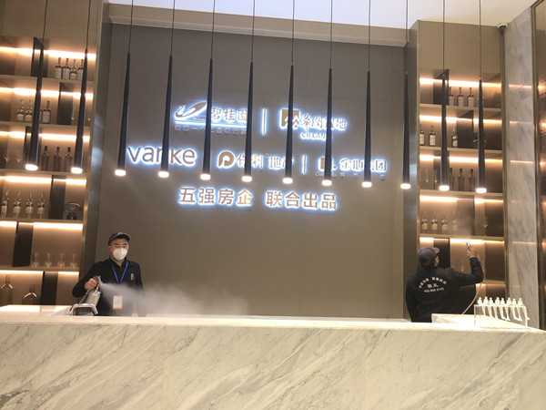 碧桂园松湖悦府大型甲醛治理.菌霉防控工程