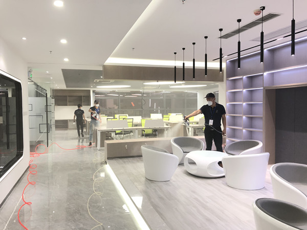 电子烟世界级品牌雅嘉喜集团大型甲醛治理.装修除味工程