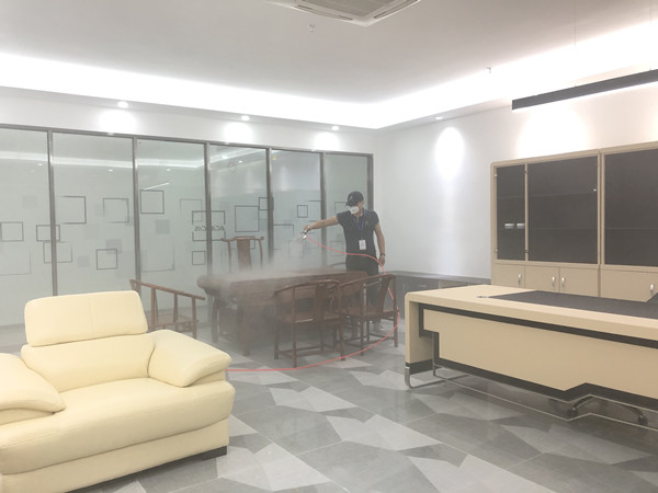 中国市政工程院东莞分院大型甲醛治理.装修除味工程