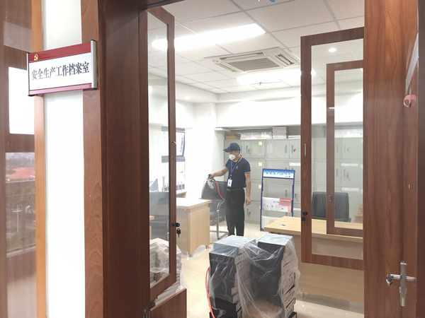 南城街道综合服务中心大型甲醛治理.装修除味工程