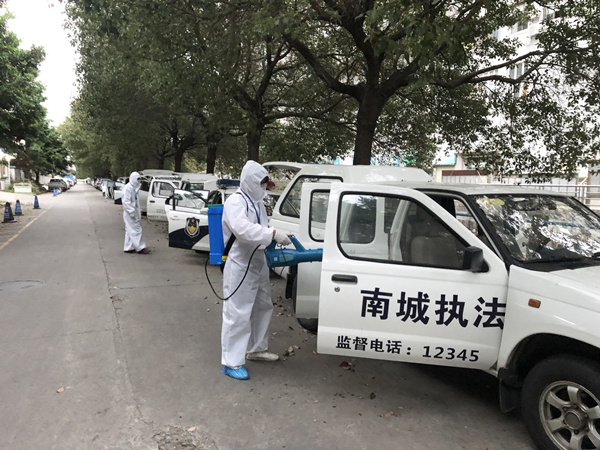 南城公安局大型防疫消毒工程