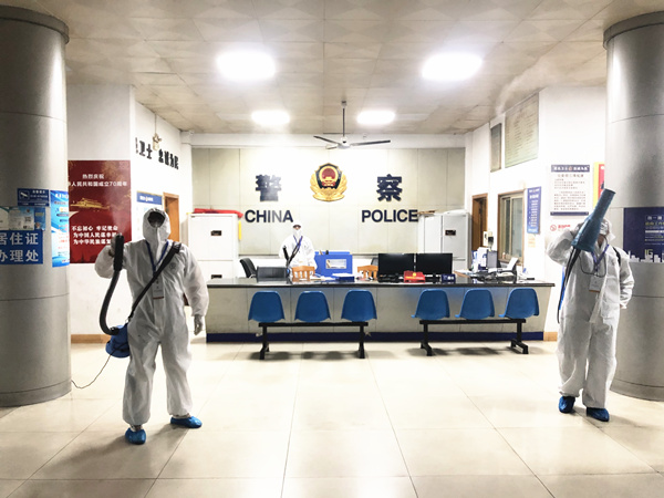 政府党工委大型防疫消毒工程